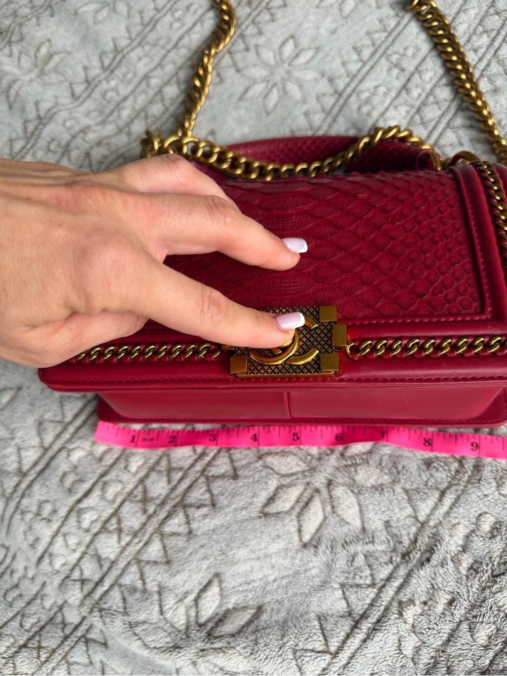 Chanel le boy style bag